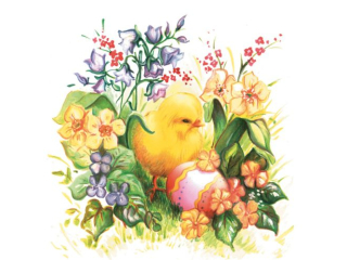 Serwetki POL-MAK Daisy Lunch 33cm 20szt. Chicken with Pink Egg SD_WL_005501 [opakowanie=24szt]