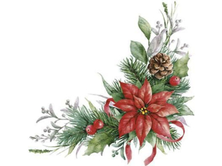 Serwetki POL-MAK SD_GW_026901 Daisy Lunch Poinsettia Garland