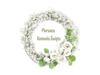 Serwetki POL-MAK SL_KO_002301 Maki Lunch First Communion Gypsophila  Wreath