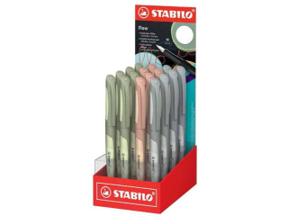 Pi�ro wieczne STABILO Flow display 16 szt. (jasnobr�zowy, szary, khaki) NOWO�� 5075/16-01