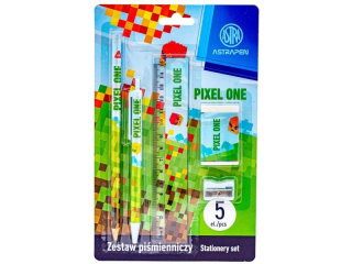 Zestaw pimienniczy 5 -elemetw  ASTRAPEN PIXEL ONE - blister  [opakowanie=24szt]
