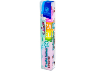 Kredka elowa przekadana 6w1 ASTRAKIDS ANIMALS- 1 szt. PET box  [opakowanie=24szt]