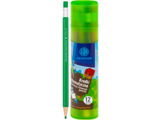 Kredki automatyczne bez temperowania ASTRAKIDS PIXEL ONE - 12 kolor�w w tubie