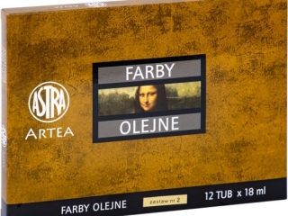 Farby Tempera ASTRA 12 kolorw 20ml