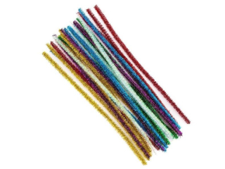 Druciki kreatywne DPCRAFT 30cm 25szt. metalizowane