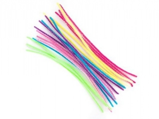DRUCIKI KREATYWNE 30 CM OPALIZUJCE, 18 SZT.