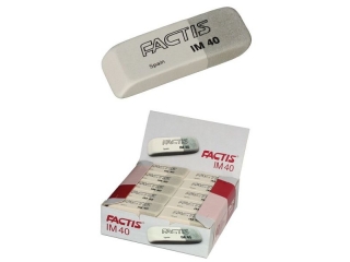 Gumka FACTIS IM-40 dwustronna 40szt.