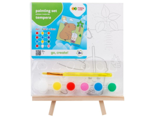 Zestaw do malowania 9 el., Kapibara, Happy Color