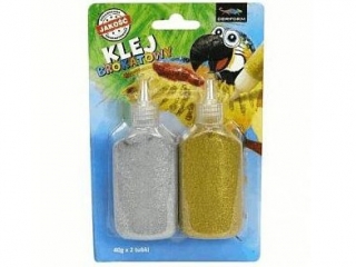 Klej brokatowy KIDEA 2 kolory 40g (W)