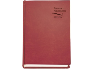 Terminarz Nauczyciela T-155V Bordo - 2025/26