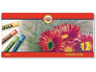 Pastele suche KOH-I-NOOR Toison D'or 12 kolorw