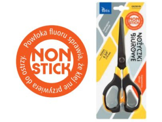 Noyczki 17cm TETIS biurowe NON-STICK 6 3/4 te  GN290-YB