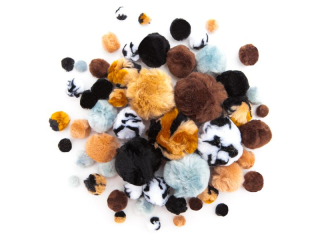 Pompony akrylowe KSPO-011 Anim