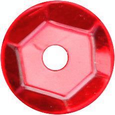 Cekiny okrge 7mm metaliczne czerwone 14g TITWAL