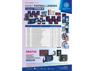 Pakiet P6 0725 ASTRA Football Legends o wartości 777, 64zł + GRATIS: towar