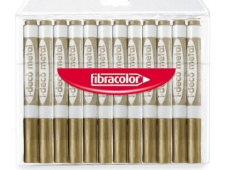 Mazaki FIBRACOLOR I-deco metal złoty