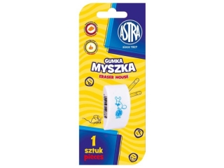 Gumka myszka Astra, blister 1 szt. ASPROM