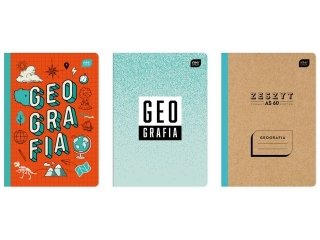 Zeszyt A5 60k. INTERDRUK Geografia kratka