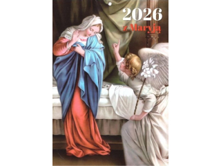 Kalendarz cienny DIEC A4  Maryjny 2025