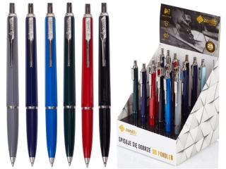 Długopis automatyczny ZENITH 7 - display 20szt. mix kol stan