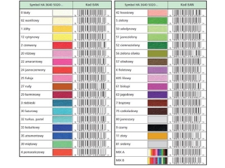 Bibua marszczona HAPPY COLOR - nr.75 czekoladowy (10szt)