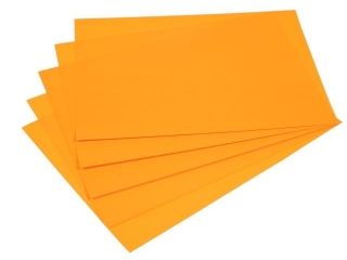 Papier samoprzylepny KRESKA A4 20ark. pomaraczowy fluo