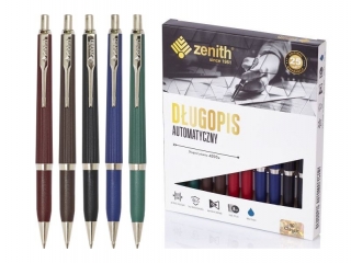 Długopis automatyczny ZENITH 10 - box 10 sztuk, mix kolorów