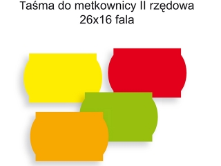 Tama do metkownicy falista biaa 2-rzdowa