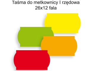 Tama do metkownicy falista zta fluo 1-rzdowa