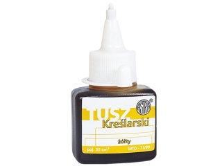 Tusz kreślarski ASTRA 35 ml - żółty