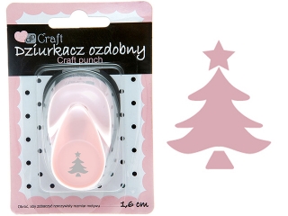 Dziurkacz ozdobny DPCRAFT 1,6cm Choinka