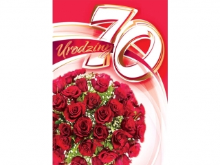 Kartki karnet B6 Cyferki 70" CC06