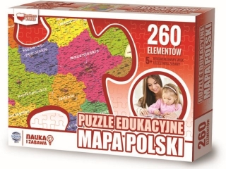 Puzzle Edukacjne - Mapa Polski