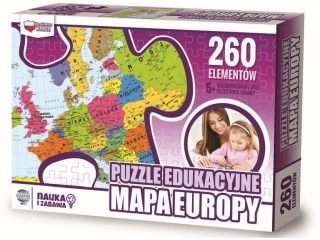 Puzzle Edukacjne - Mapa Europy
