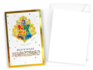 Kartka KUKARTKA DHS-017 Wszystkiego magicznego (Harry Potter)