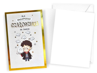 Kartka KUKARTKA DHS-018 Og�lne �yczenia (Harry Potter)