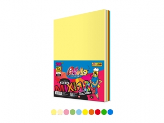 Papier ksero kolorowy A4 250k. PASTELLO 80g mix 10 kolorw