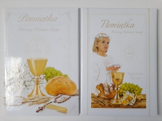 Ksi��eczka-Pami�tka PANORAMA A5 Komunia brokat