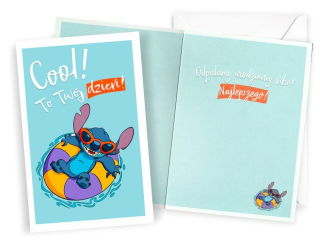 Kartka KUKARTKA DHS-036 Urodziny (Stitch)