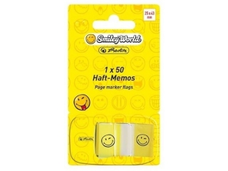 Notes samoprzylepny HERLITZ Smiley 25x43mm