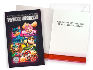 Kartka KUKARTKA DHS-043 Urodziny (Psi Patrol)