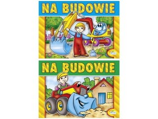 Kolorowanka KRZESIEK A4 16k. Na budowie mix