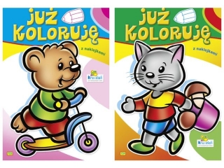 Kolorowanka KRZESIEK A5 16k. Już koloruje mix