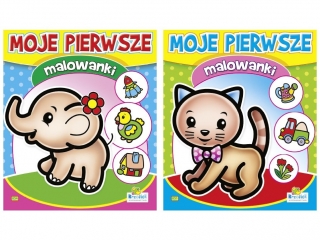 Kolorowanka KRZESIEK Moje pierwsze malowanki mix
