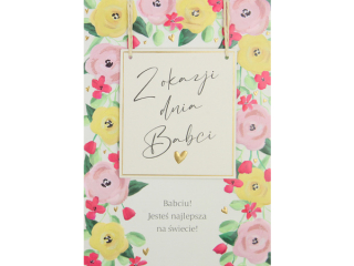 Kartki karnet PAN DRAGON HM 200-3241 Dzień Babci