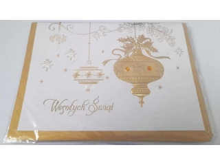 Kartki świąt. PANOR premium + koperta P-KBN-004