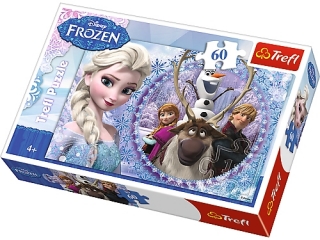 Puzzle 60 TREFL Kraina Lodu - Przyjaciele z Krainy Lodu (1