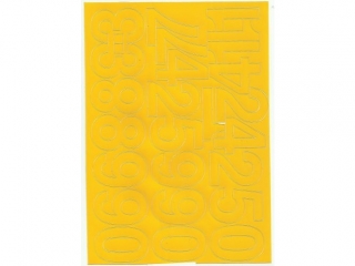 Cyfry samoprzylepne ART-DRUK  50mm te Helvetica 10 arkusz