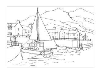 Kolorowanka A4 Modego Artysty - Galeria 1 GAL-001 "Architektura"