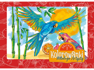 Kolorowanka A4 Młodego Artysty - Galeria 2 GAL-002 "Zwierzęta świata"